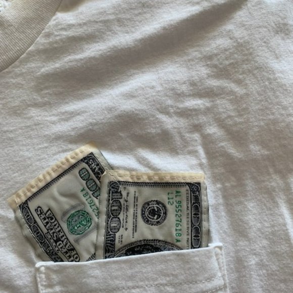 house of gabrielle white cotton tee shirt size L - Picture 3 of 5